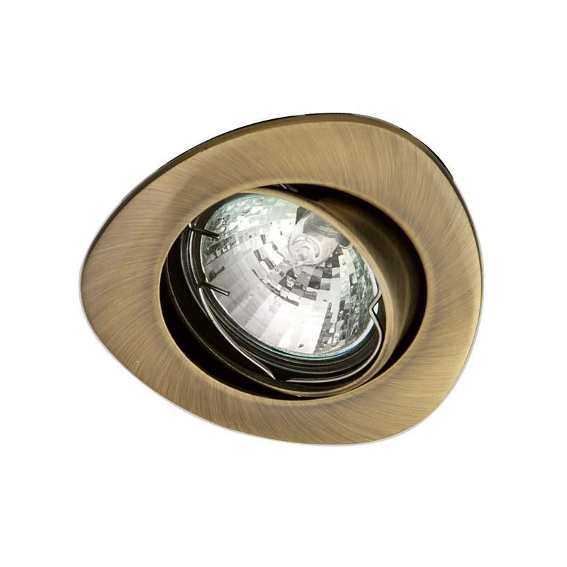 Vestavné stropní bodové světlo AUREON - 1xGU5,3, MR16, 50W, patina / zlaté