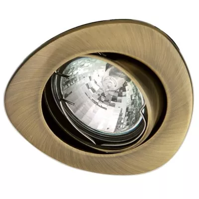 Vestavné stropní bodové světlo AUREON - 1xGU5,3, MR16, 50W, patina / zlaté