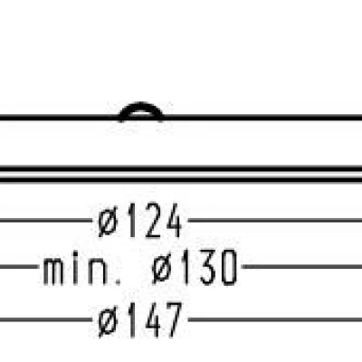 Vestavný kulatý LED panel BEALS - 6W, 6500K (studená bílá), 14,7cm, bílý
