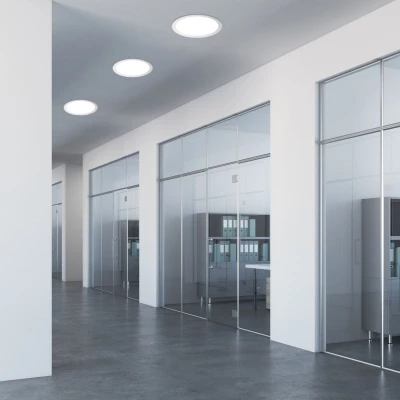 Vestavný kulatý LED panel BEALS - 6W, 6500K (studená bílá), 14,7cm, bílý