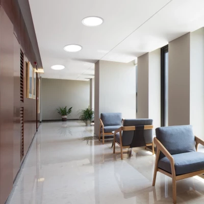 Vestavný kulatý LED panel BEALS - 9W, 6500K (studená bílá), 17cm, bílý