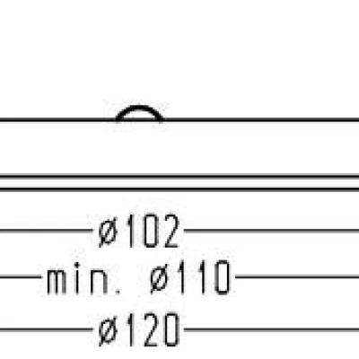Vestavný kulatý LED panel BEALS - 3W, 6500K (studená bílá), 12cm, bílý
