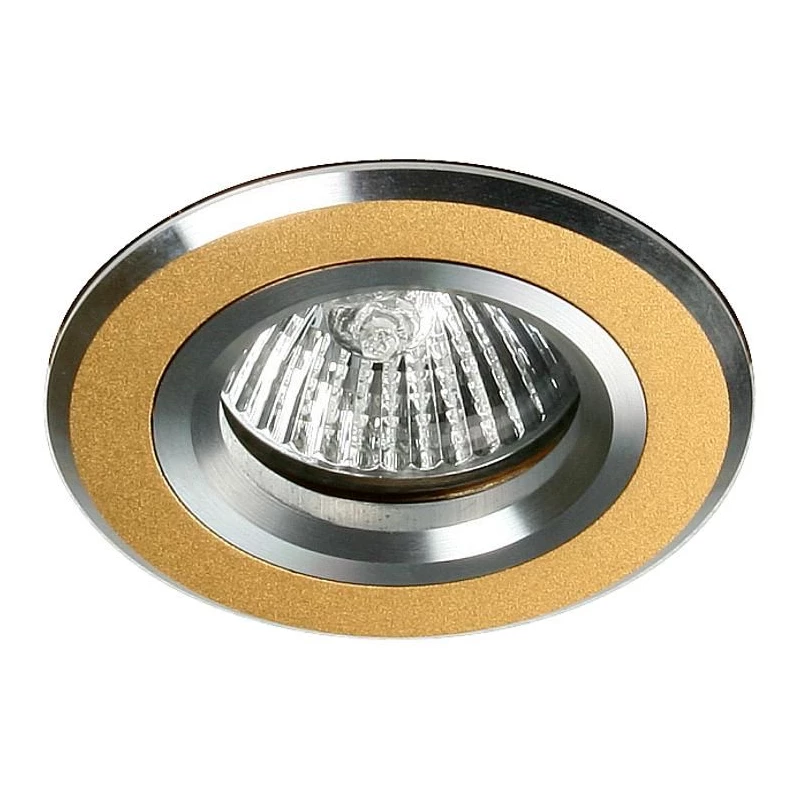 Moderní podhledové osvětlení BELLINGHEM - 1xGU5,3, MR16, 50W, kulaté, hliník / zlaté