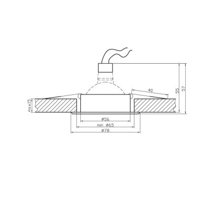 Moderní podhledové osvětlení BELLINGHEM - 1xGU5,3, MR16, 50W, kulaté, hliník / zlaté