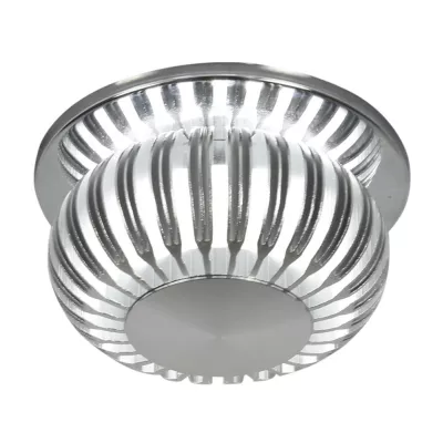 Stropní LED zápustné kulaté osvětlení BLAINE - 3W, 6500K (studená bílá), 9,2cm, hliník