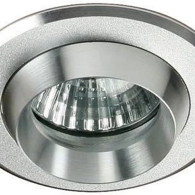 Kulaté vestavné stropní světlo BREWSTER - 1xGU5,3, MR16, 50W, kulaté, stříbrné