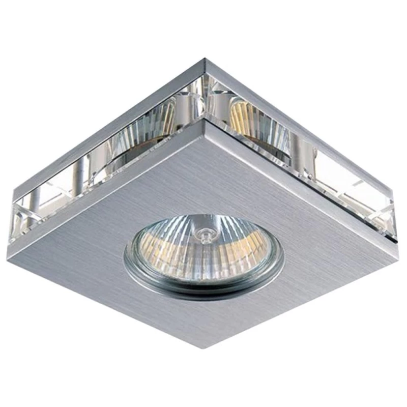 Stropní vestavné svítidlo BRIDGEPORT - 1xGU5,3, MR16, 50W, hranaté, stříbrné