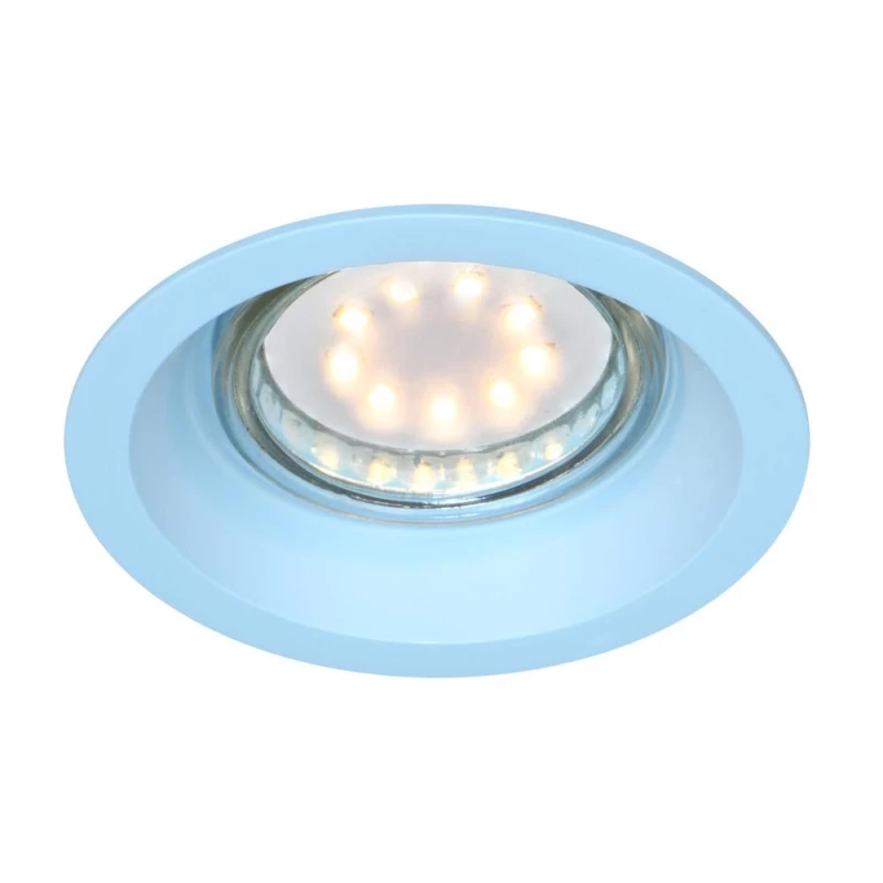 Podhledové stropní kulaté osvětlení CAMAS - 1xGU10, 35W, modré