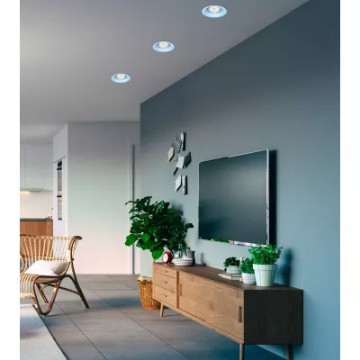 Podhledové stropní kulaté osvětlení CAMAS - 1xGU10, 35W, modré