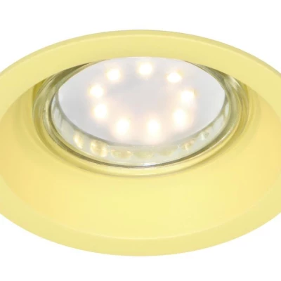 Podhledové stropní kulaté osvětlení CAMAS - 1xGU10, 35W, žluté