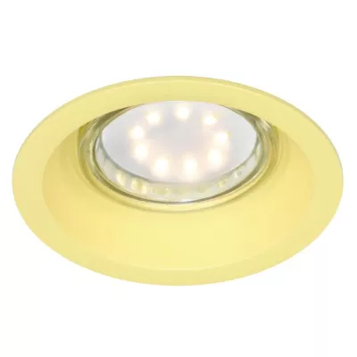 Podhledové stropní kulaté osvětlení CAMAS - 1xGU10, 35W, žluté