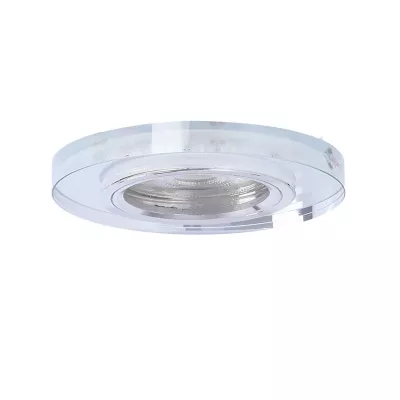 Stropní LED podhledové osvětlení CENTRALIA - 1xGU10, 50W + LED 2,1W, kulaté, bílé světlo