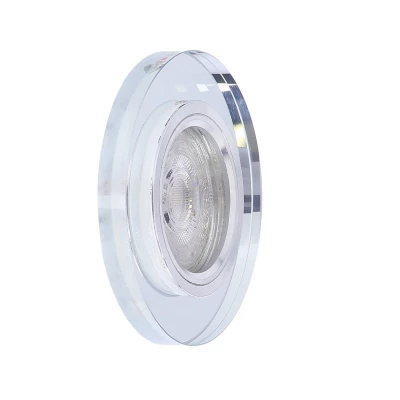 Set 3x stropní LED podhledové osvětlení CENTRALIA - 3xGU10, 50W + LED 2,1W, kulaté, jantarové světlo