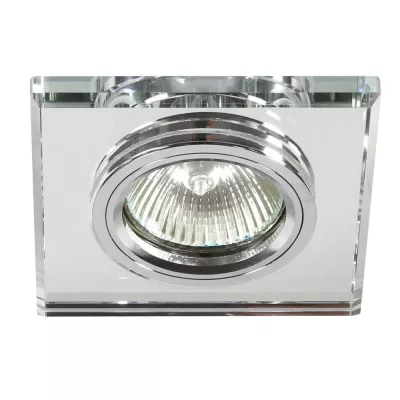 Set 3x stropní podhledové osvětlení COLFAX - 3xGU10, 50W, hranatý / čirý