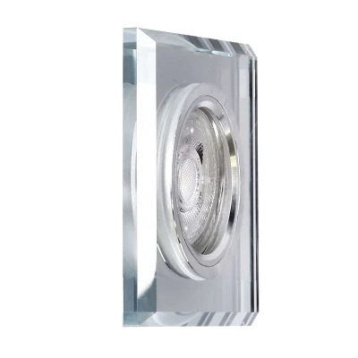 Stropní podhledové moderní osvětlení COLFAX - 1xGU5,3, MR16, 50W, hranaté, čiré