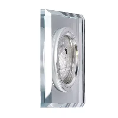 Stropní podhledové moderní osvětlení COLFAX - 1xGU5,3, MR16, 50W, hranaté, čiré