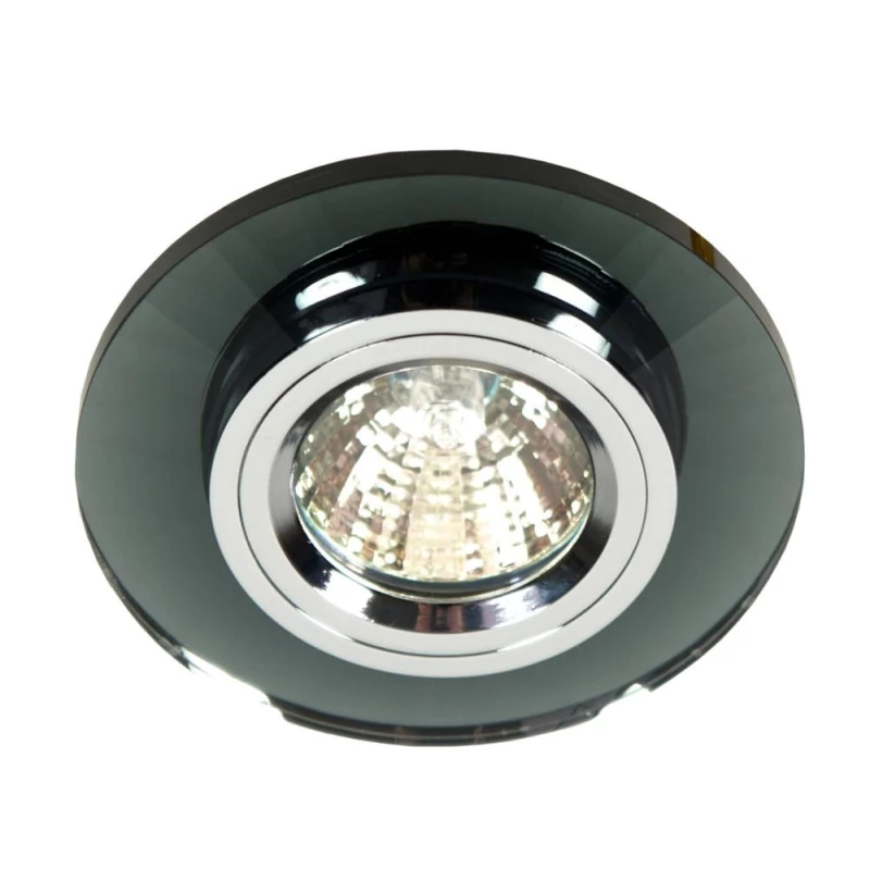 Stropní kulaté vestavné osvětlení COLVILLE - 1xGU5,3, MR16, 50W, černé