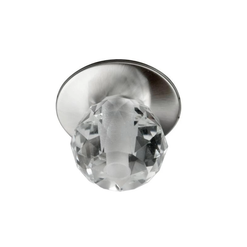 Stropní podhledové osvětlení CORDOVA - 1xG4, 20W, kulaté, stříbrné