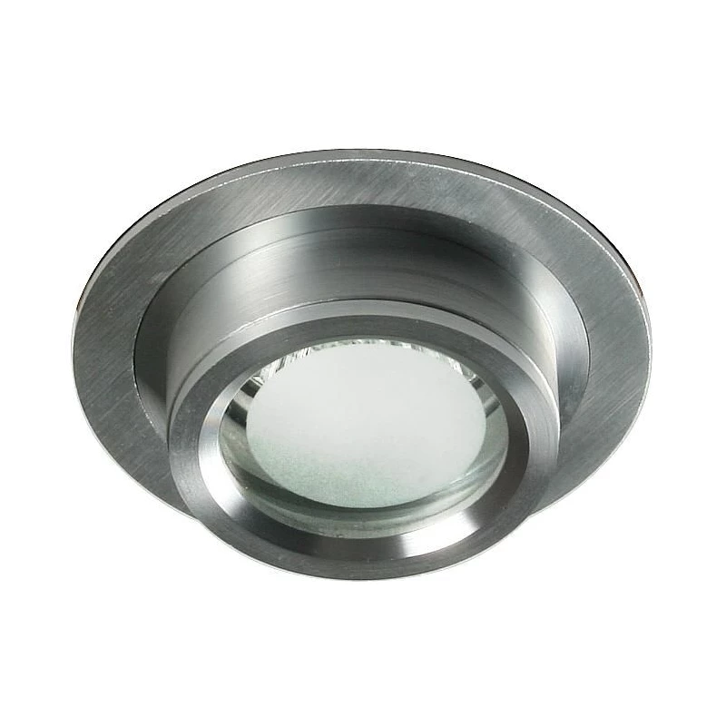 Moderní vestavné kulaté světlo DECATUR - 1xGU5,3, MR16, 50W, 8cm, stříbrné