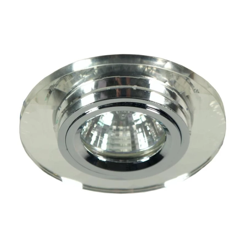 Stropní kulaté zápustné osvětlení DUVALL - 1xGU5,3, MR16, 50W, čiré