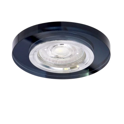 Stropní podhledové moderní osvětlení EVERSON - 1xGU5,3, MR16, 50W, kulaté, černé