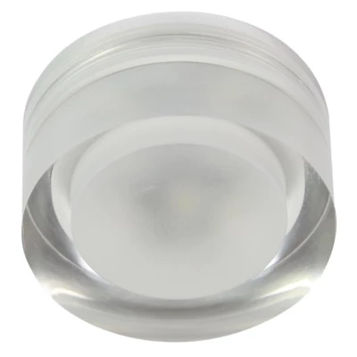 Podhledové stropní LED světlo GALLATIN - 3W, 6500K (studená bílá), 7cm, kulaté, čiré