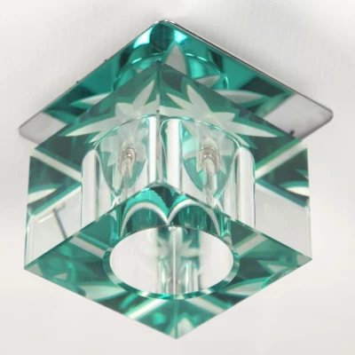 Stropní podhledové osvětlení GIRDWOOD - 1xG4, 20W, zelené