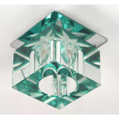 Stropní podhledové osvětlení GIRDWOOD - 1xG4, 20W, zelené