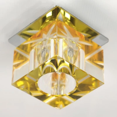 Stropní podhledové osvětlení GIRDWOOD - 1xG4, 20W, žluté