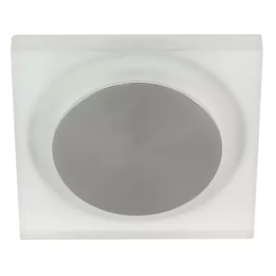 Zápustné hranaté stropní LED osvětlení CHENEY - 1W, teplá bílá, mražené sklo