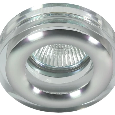 Podhledové stropní osvětlení JAKOL - 1xGU5,3, MR16, 50W, 8cm, kulaté, čiré