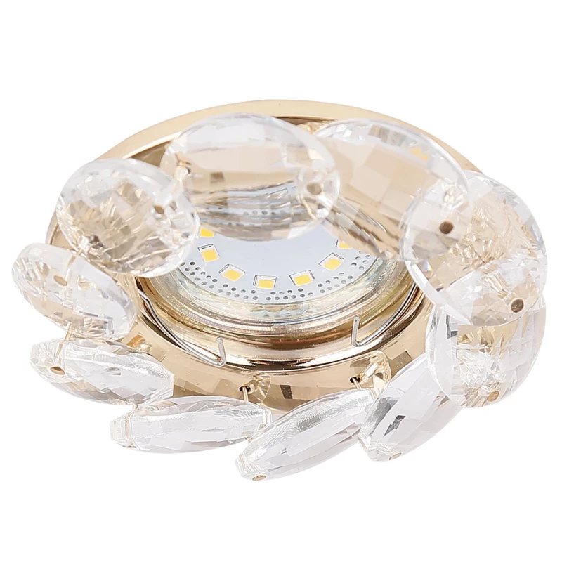 Kulaté podhledové svítidlo KASILOF - 1xGU10, MR16, 50W, 10cm, zlaté