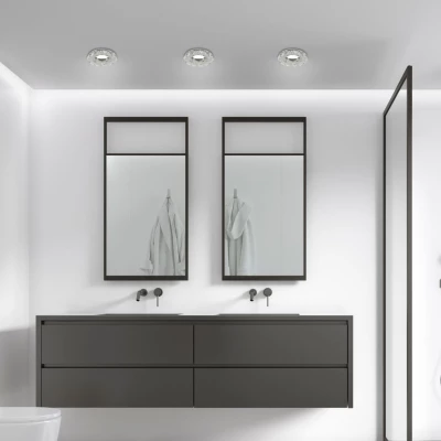 Stropní moderní vestavné světlo KATKOVIC - 1xGU5,3, MR16, 50W, 9cm, kulaté, čiré