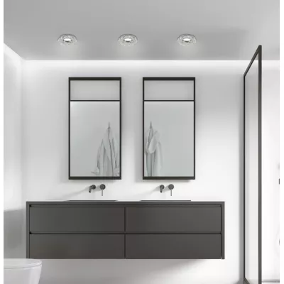 Stropní moderní vestavné světlo KATKOVIC - 1xGU5,3, MR16, 50W, 9cm, kulaté, čiré