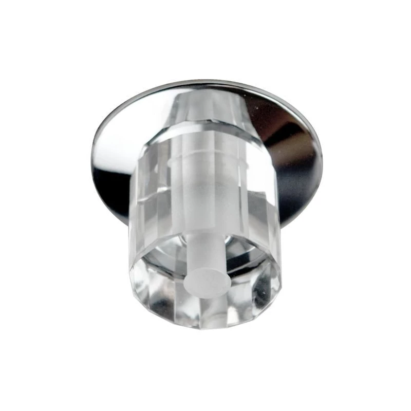 Stropní vestavné kulaté osvětlení KENAI - 1xG4, 20W, chromované