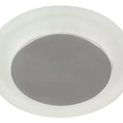 Podhledové stropní LED světlo LONGVIEW - 1W, 3000K (teplá bílá), kulaté, mražené sklo