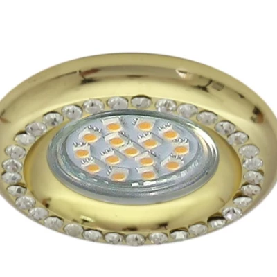 Vestavné kulaté svítidlo LOUDON - 1xGU10, 50W, 9cm, zlaté