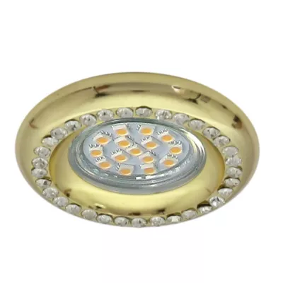 Vestavné kulaté svítidlo LOUDON - 1xGU10, 50W, 9cm, zlaté