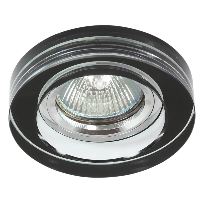 Stropní zápustné osvětlení LYMAN - 1xGU5,3, MR16, 50W, kulaté, černé