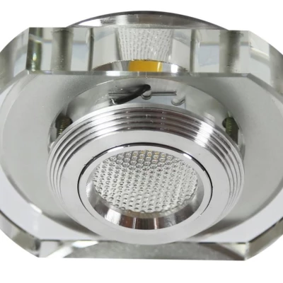 LED zápustné světlo MENTOSANO - 3W, 3000K (teplá bílá), čiré