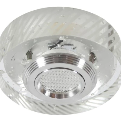 Stropní podhledové LED světlo MERCER - 3W, 3000K (teplá bílá), kulaté, čiré