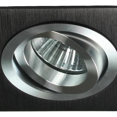 Vestavné stropní bodové světlo MINELIA - 1xGU5,3, MR16, 50W, hranaté, černé