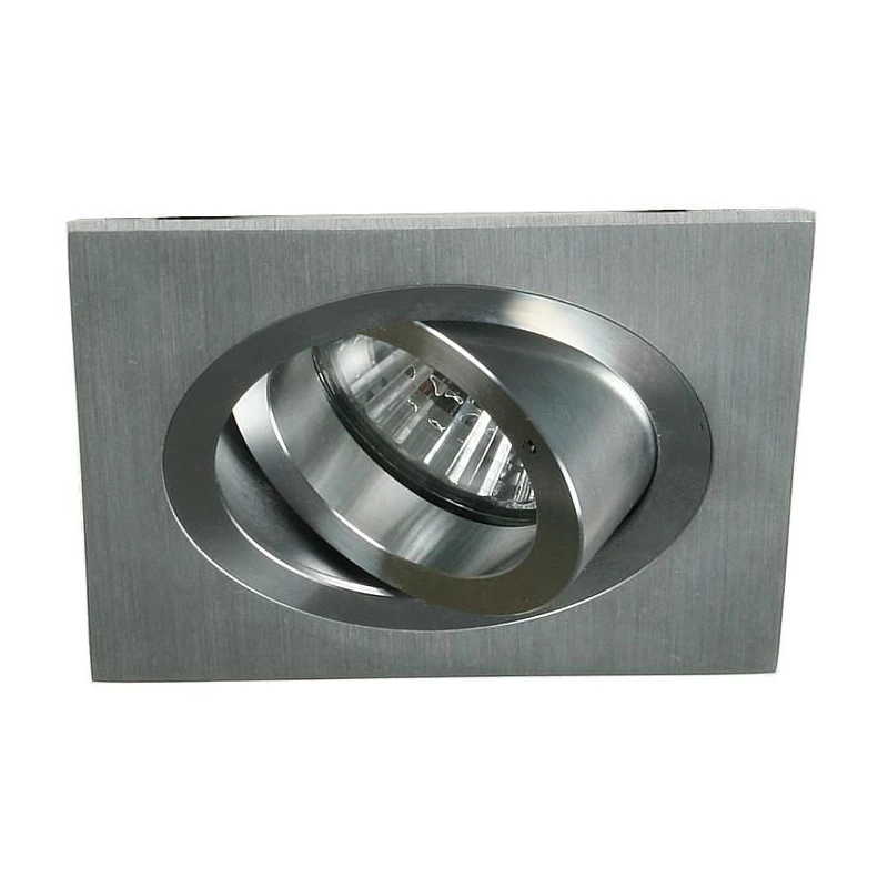 Vestavné stropní bodové světlo MINELIA - 1xGU5,3, MR16, 50W, hranaté, stříbrné