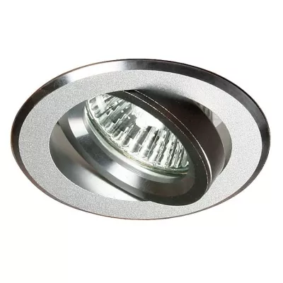 Zápustné stropní bodové světlo MINELIA - 1xGU5,3, MR16, 50W, 8,2cm, kulaté, stříbrné