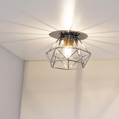 Stropní podhledové osvětlení NOME - 1xG9, 40W, diamant, chromované