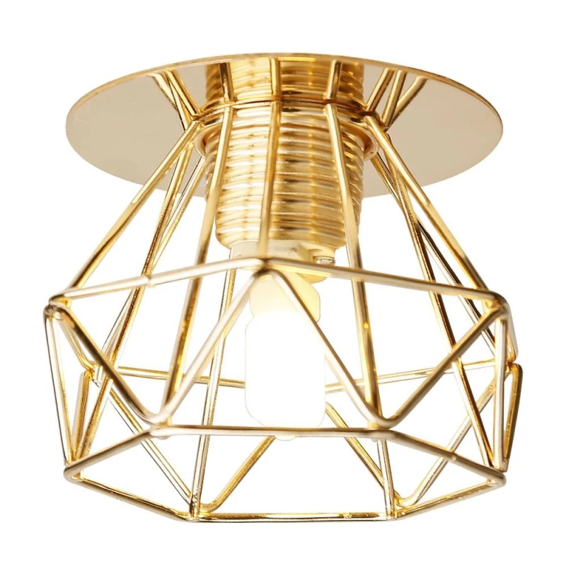 Stropní podhledové osvětlení NOME - 1xG9, 40W, 9cm, diamant, zlaté