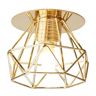 Stropní podhledové osvětlení NOME - 1xG9, 40W, 9cm, diamant, zlaté