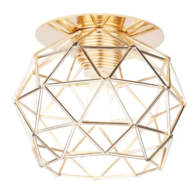 Stropní zápustné osvětlení NOME - 1xG9, 40W, 9cm, kulaté, zlaté