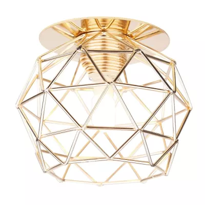 Stropní zápustné osvětlení NOME - 1xG9, 40W, 9cm, kulaté, zlaté