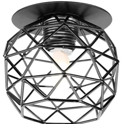 Stropní zápustné osvětlení NOME - 1xG9, 40W, 9cm, kulaté, černé